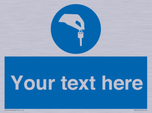 Custom Mandatory Keys Sign